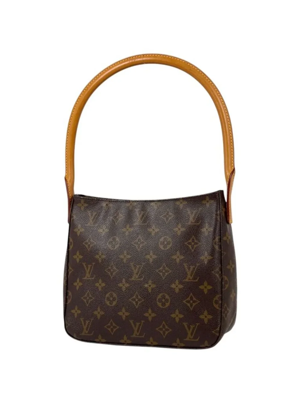 Louis Vuitton Looping MM Shoulder Bag Monogram Brown